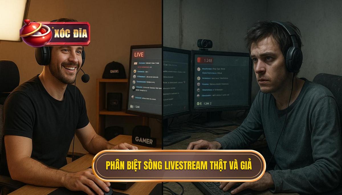 Phân Biệt Giữa Sòng Livestream Thật Và Giả Mạo