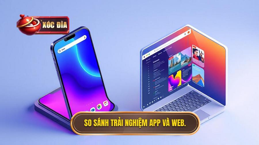 Bảng so sánh trải nghiệm App và Web